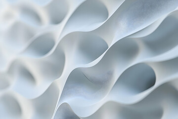 Obraz premium Abstract, textured, light gray, surface design, close-up view.