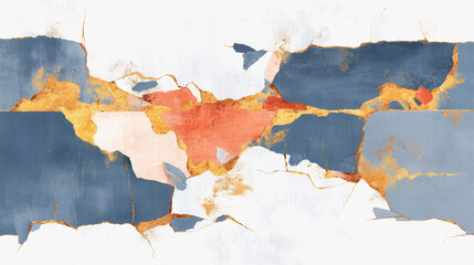 Detailed map of the world featuring blistered paint texture in an artistic representation with high definition quality elements