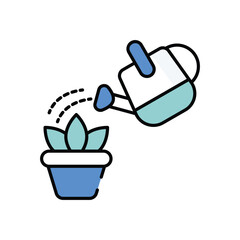 Plant Care vector icon stock illustration