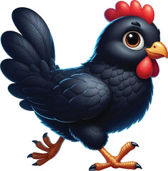 cartoon of chicken