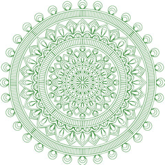 Beautiful flower art and mandala vector design