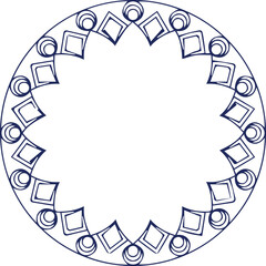 Beautiful flower art and mandala vector design