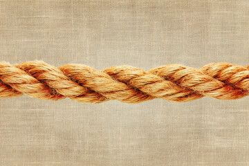 High-quality close-up of a versatile hemp rope perfect for various applications in crafting and outdoor use