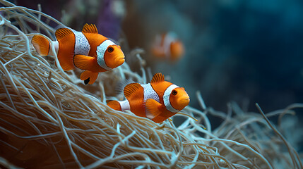 symbiotic relationship between clownfish and sea anemones