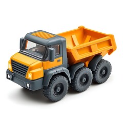 toy truck isolated on white