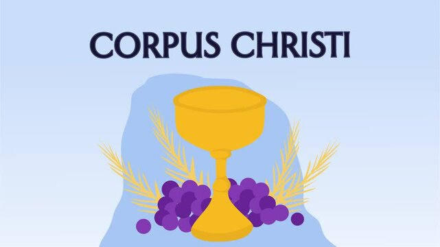 happy corpus christi with a trophy