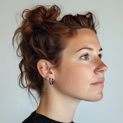 woman, face, beauty, profile, skin, model, makeup, eyes, lips, fashion, make-up, hair, head, glamour, person, care, clean, people, nose, closeup, cosmetics, close-up, skincare, natural, side