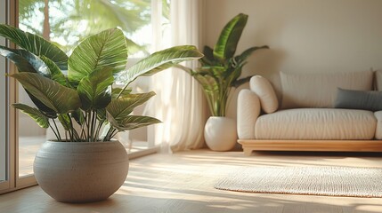 Tropical Modern Living Room