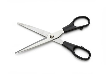 Sharp Black Metal Scissors Office Supplies Tool Cutting Work Blade Craft Tools Handle Design Utensil