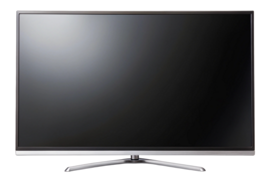 lcd tv monitor isolated
