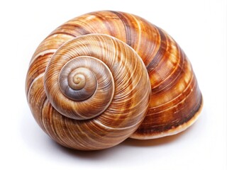 snail isolated on white background