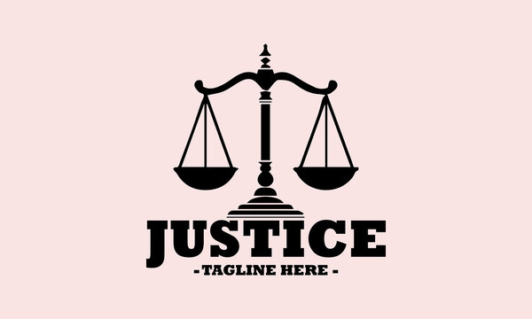 illustration vector design simple balance scale emphasizing equality and justice, judgment balance scale isolated on a transparent background emphasizing equality and justice logo art