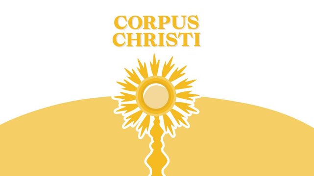 happy corpus christi with a trophy