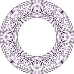 Beautiful flower art and mandala vector design