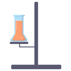 Science Equipment with Cartoon Design. Vector Illustration.