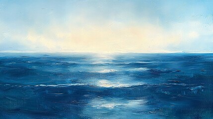 Obraz premium Quiet sea sunrise