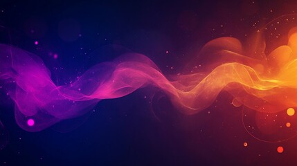 Obraz premium Nebulas Kiss A Cosmic Dance of Fire and Ice