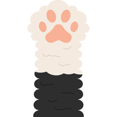 Cute Cat Paw Illustration
