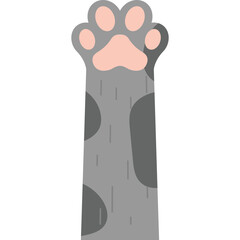 Cute Cat Paw Illustration