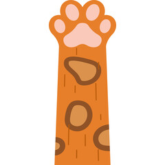Cute Cat Paw Illustration