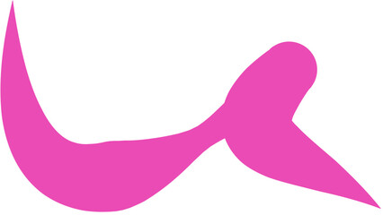 Abstract thick-line drawing resembling a dynamic form, a white background.