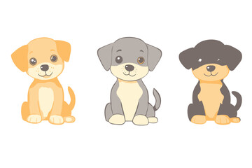 Obraz premium two dogs playing