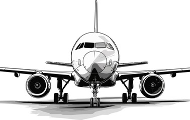 airplane on the ground