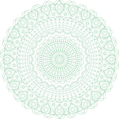 Beautiful flower art and mandala vector design