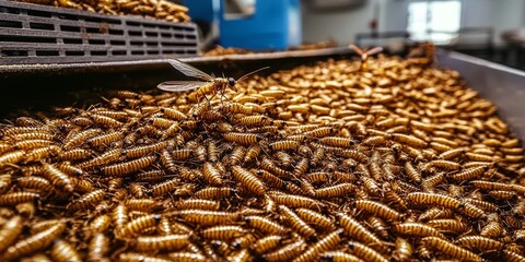 Black Soldier Fly Larvae Cultivation in Insect Farming
