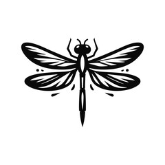 Realistic vector dragonfly with detailed wings for nature wildlife insect theme macro art perfect for education graphics bug studies and scientific illustration projects