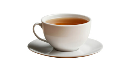 cup of tea isolated on white background 