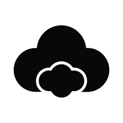 cloud icon vector illustration