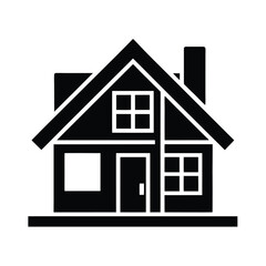 house blueprint stencil icon vector illustration
