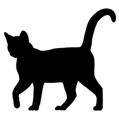 Cat Animals silhouette set