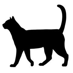 Cat Animals silhouette set