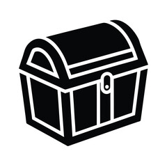 treasure chest icon vector illustration