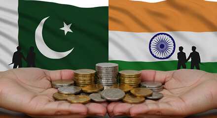 Military conflict between the world's two nuclear powers India and Pakistan.New asian War. Pakistan vs India,nuclear, territory, politic, confrontation, escalation