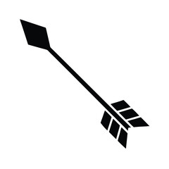 Arrow Bundle Stencil Icon Vector Illustration