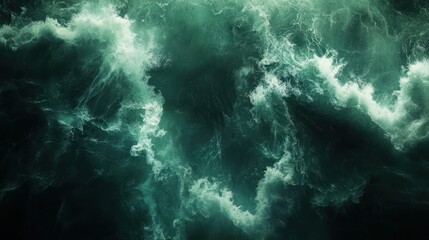 Fototapeta premium Crashing Ocean Water Wave