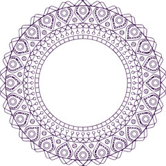 Beautiful flower art and mandala vector design