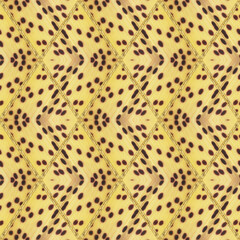 Ornament. Geometric seamless pattern. Illustration in stained glass style. Geometric openwork. Zigzag. Print for wallpaper, T-shirts, linens or textile, packing. Ceramic tile.