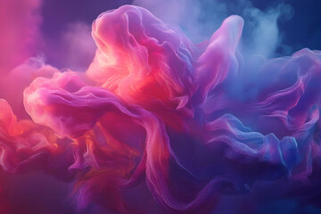 Obraz premium Vibrant swirling cloud formations in pastel hues.