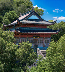 The scenery of Drum Tower in Hangzhou, Zhejiang, China