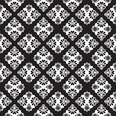 Seamless vector pattern. Luxurious oriental hand drawn art line pattern. Ornament for Wallpaper, Fabric, Packaging, Decorative Print, Textile Design. 