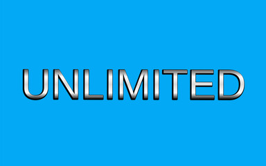 Unlimited text ,3d, abstract, alphabet, backdrop, background, banner, bold,brand, business, calligraphy, card, communication, creative, effect, endless, eternity, font, headline,