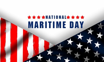  National Maritime Day Vektor background banner .