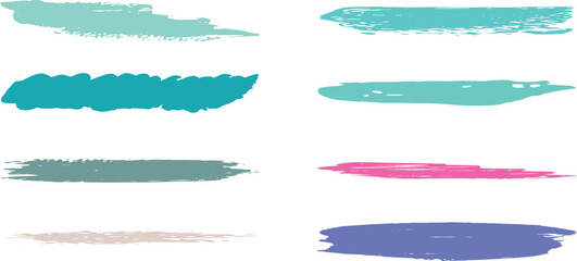 watercolor brush strokes