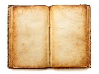 Vintage book isolated on white