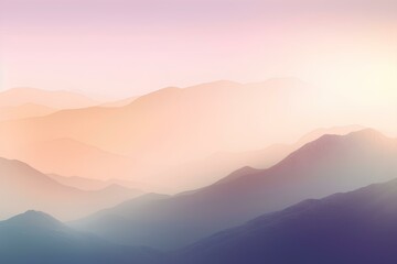 Obraz premium sunrise in the mountains