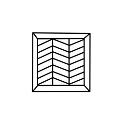 floor finishing line icon